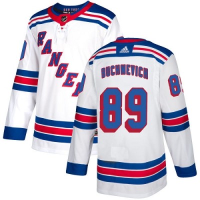 Adidas New York Rangers #89 Pavel Buchnevich White Away Authentic Stitched NHL Jersey